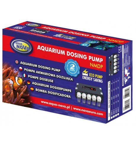 Aqua Nova NMDP-4 dozavimo pompa akvariumui (4 kanalų, 7,5 W)